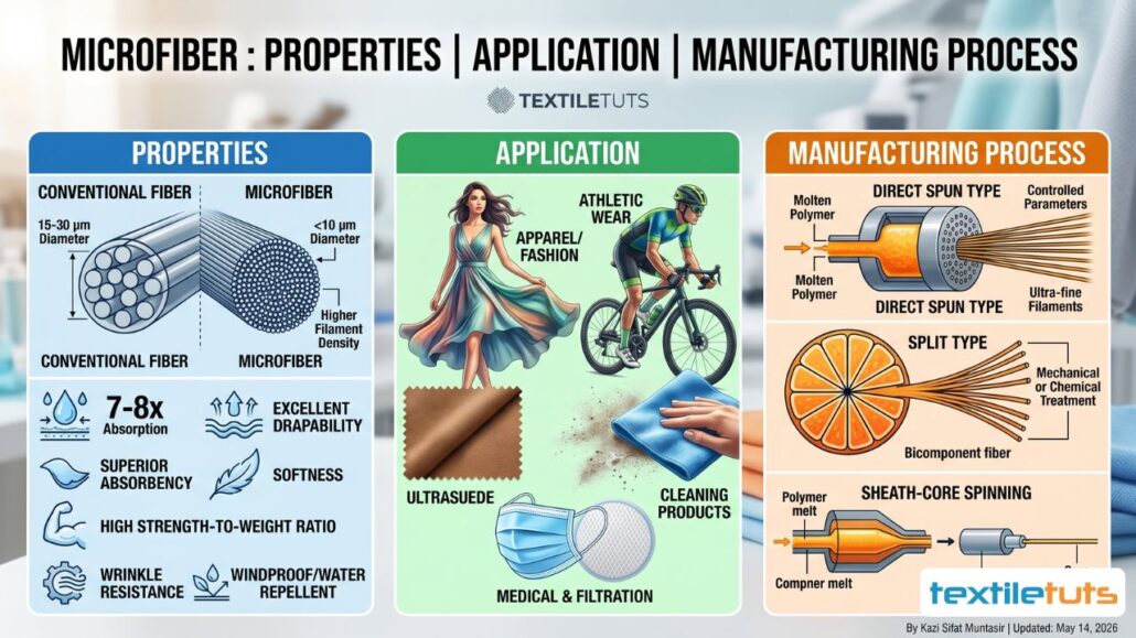 Microfiber : Properties | Application | Manufacturing Process