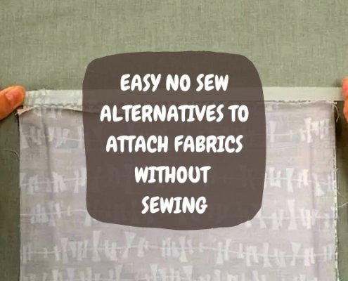 ATTACH FABRICS WITHOUT SEWING
