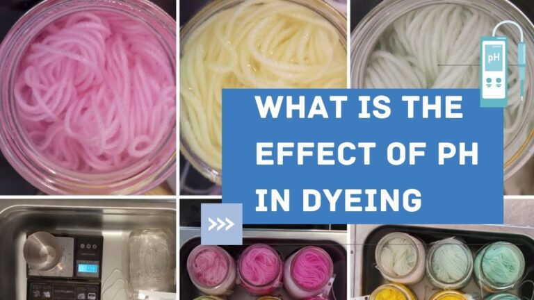What is the effect of pH in dyeing and What is the optimal pH