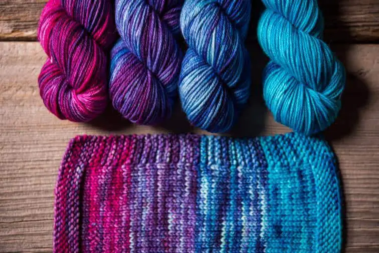 how to dye wool yarn