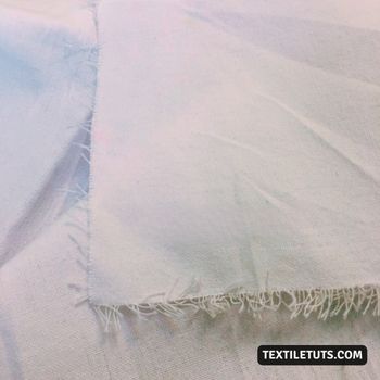 Kissbuty White Cotton Fabric Cloth for Embroidery