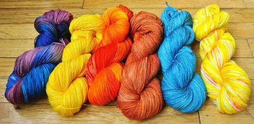 Dyed Wool Yarns