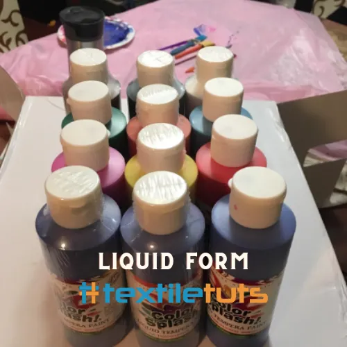 Dye in Liquid Form