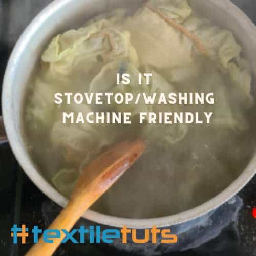 Is the Fabric Dye Remover StovetopWashing Machine Friendly