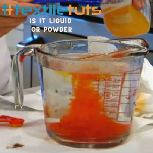 Is the Fabric Dye Remover in Liquid or Powder Form