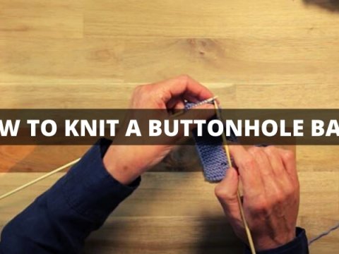 HOW TO KNIT A BUTTONHOLE BAND