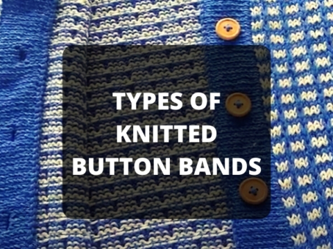 TYPES OF KNITTED BUTTON BANDS