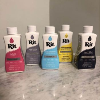 Rit Liquid Fabric Dye for Man Made and Natural Fibers 1