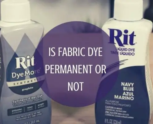 IS FABRIC DYE PERMANENT OR NOT