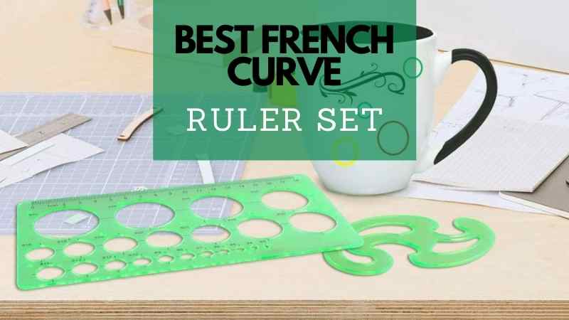 1/2 inch .5 in French Curve Ruler Set Large and Small 