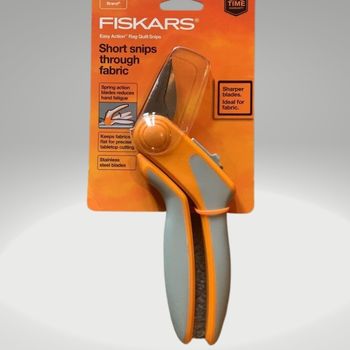 Fiskars 8.5 inch Softouch Spring Action Rag Quilter Snip