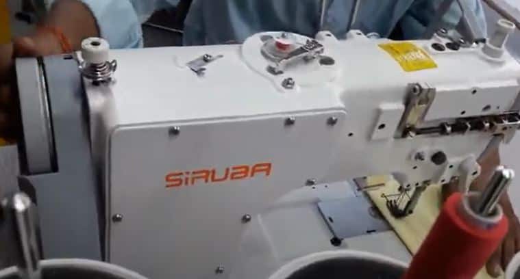 Double-Needle Lock Stitch Machine