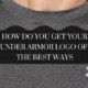 How do you get your under armor logo off poster