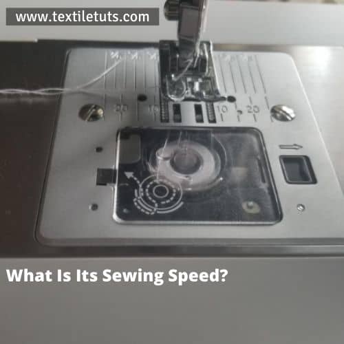 Sewing Speed of the Tactical Gear Sewing Machine