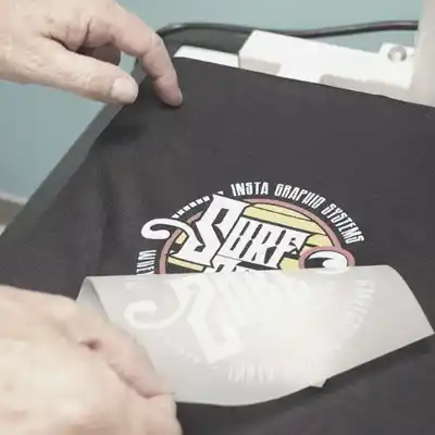 Using Vinyl Heat Transfer to Remove Brand Logo