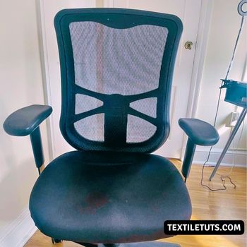 breathable mesh chair for knitting stitches comfortably