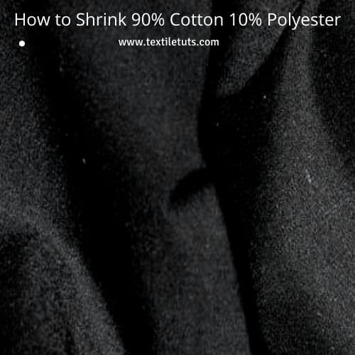 Shrinking 90Cotton-10Polyester