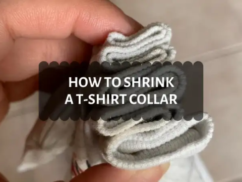 How to Shrink a T Shirt Collar