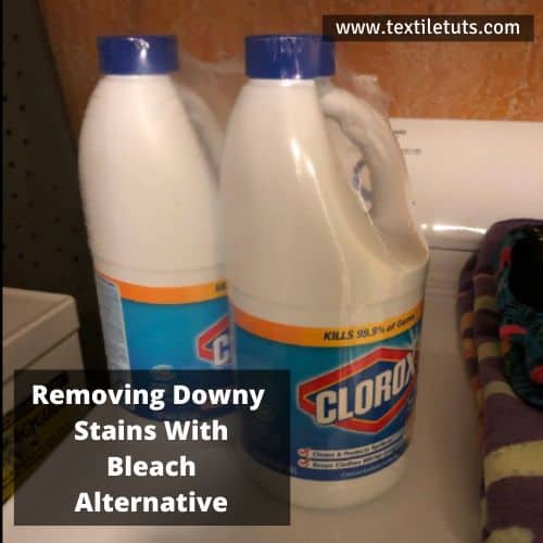 Removing Downy Stains with Bleach Alternative