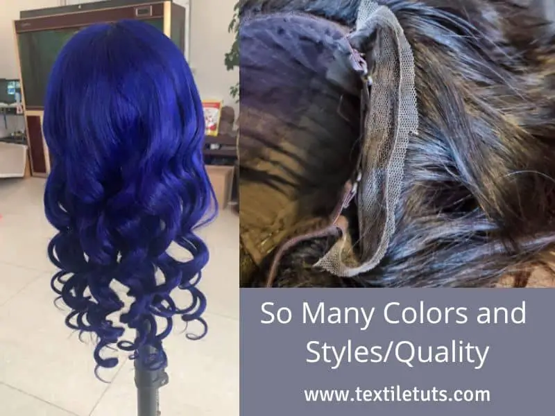 Styles Colors of Wigs