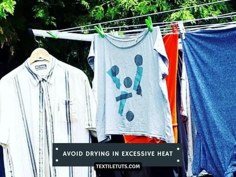 Avoid Drying Your Sublimation-Printed Clothes in Excessive Heat