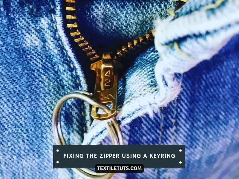 Fixing the Zipper Using a Keyring