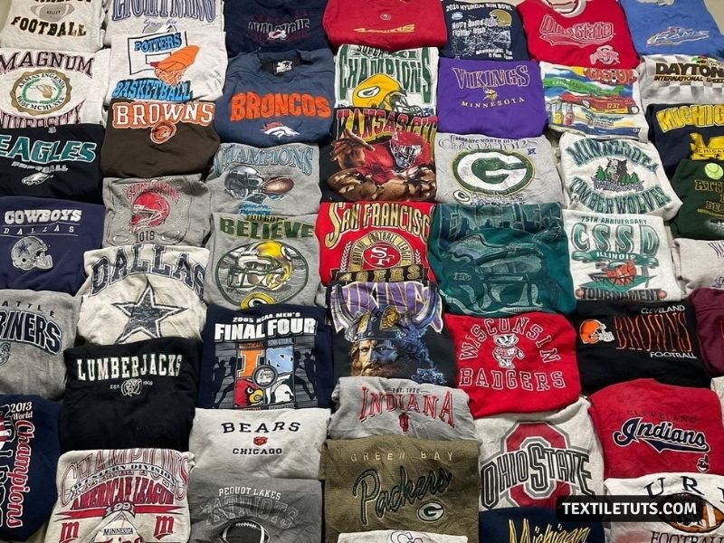 Sweatshirts for Athletes of Different Sports Teams