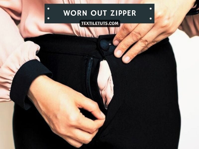 Zipper Falling Down Due to Worn Out Zipper