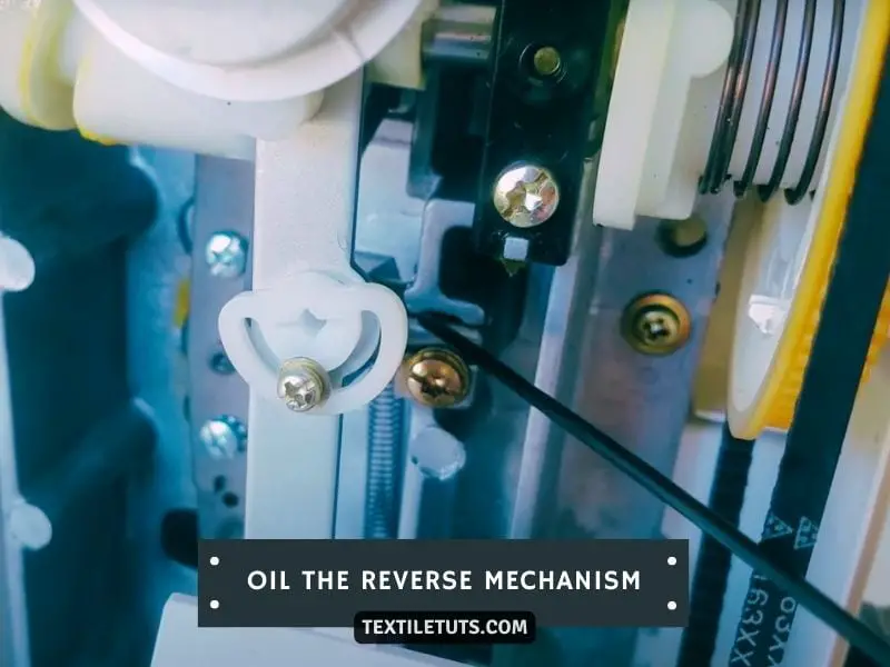 Lubricate the Reverse Mechanism of Kenmore Sewing Machine