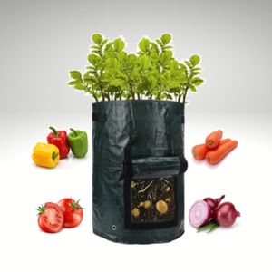 ANPHSIN 4 Pack 10 Gallon Garden Potato Grow Bags