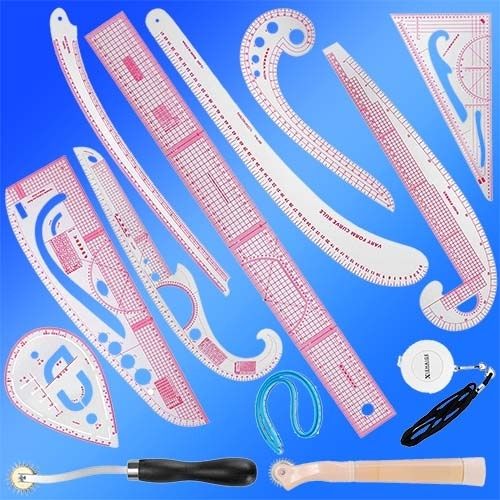 EXTCCT Set French Curve Ruler Accessories