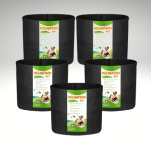 MELONFARM 5 Pack 1 Gallon Grow Bags