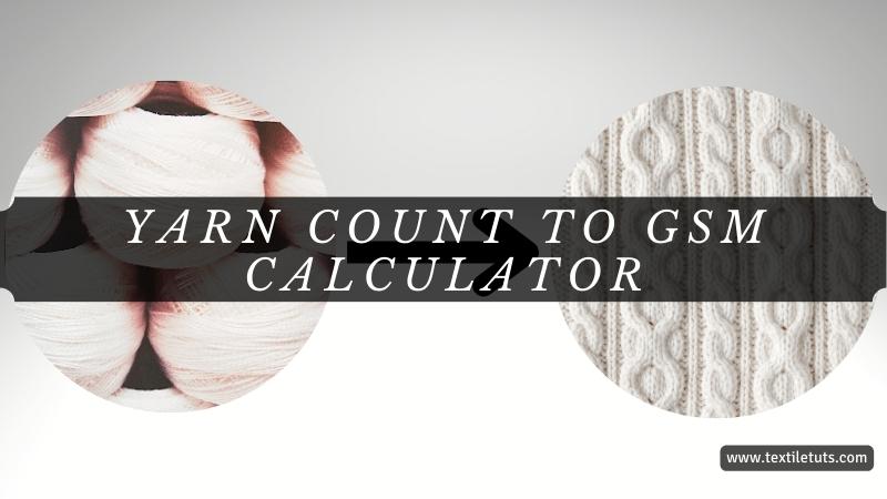 Yarn Count to GSM Calculator