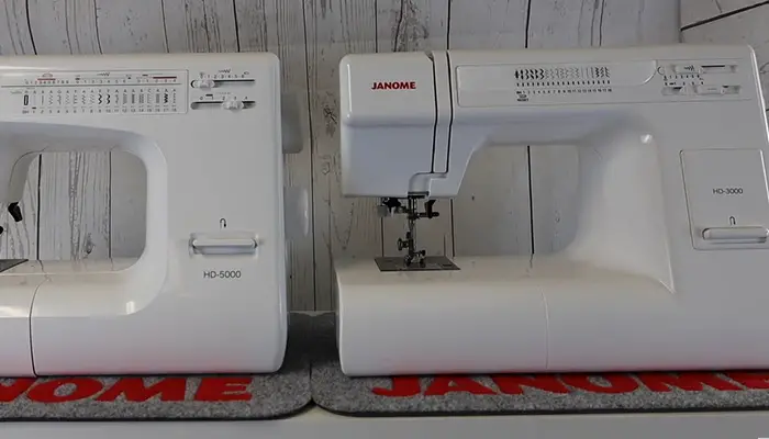 Janome HD3000 vs HD5000 Comparison