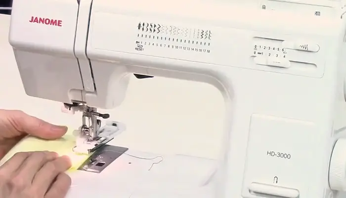 One Step Buttonhole with Janome HD3000