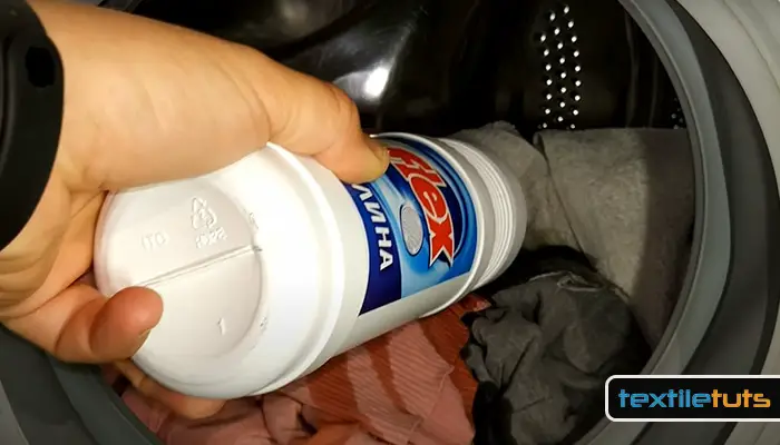  Pouring Bleach in Clothes