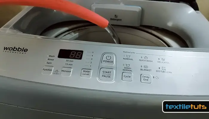 add cold water in washing machine