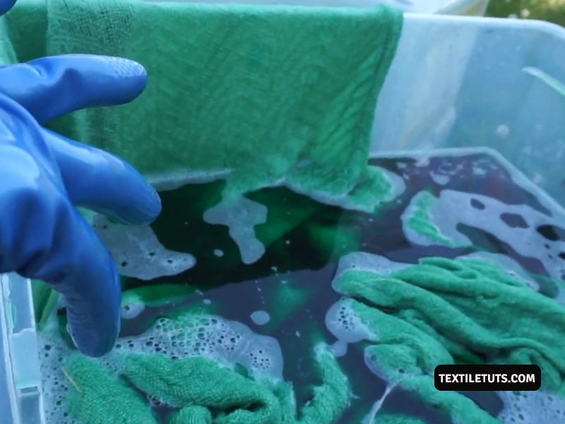 DIY Guide to Over-Dyeing Green Fabric