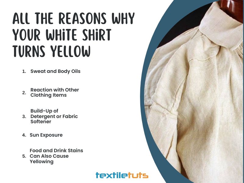 All the Reasons Why Your White Shirt Turns Yellow