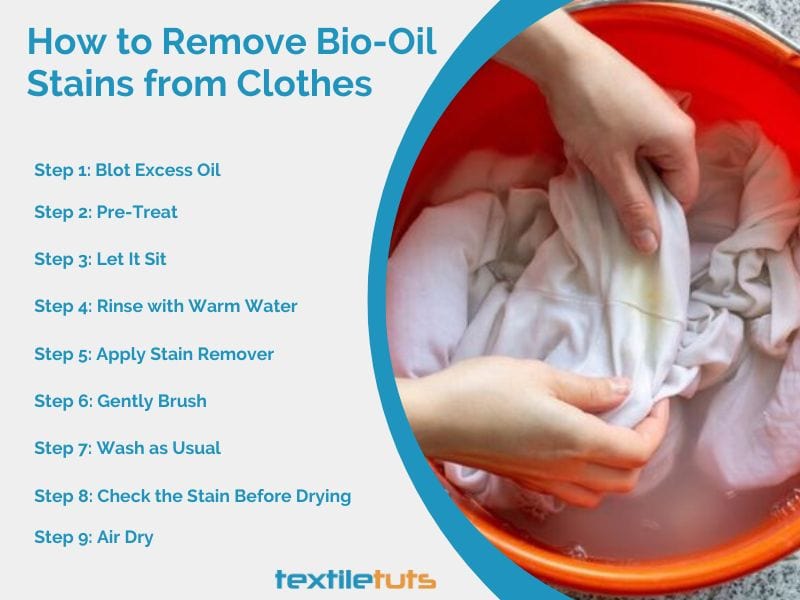 How to Remove Bio-Oil Stains from Clothes?