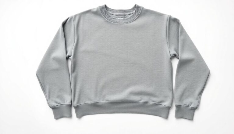 Champion Reverse Weave sweatshirt flat-lay showing logo and side gussets that resist shrinkage