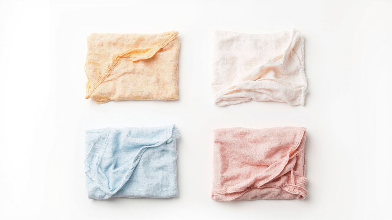 Microfiber care guide showing four icons: cold wash, no softener, low heat dryer, no high heat iron