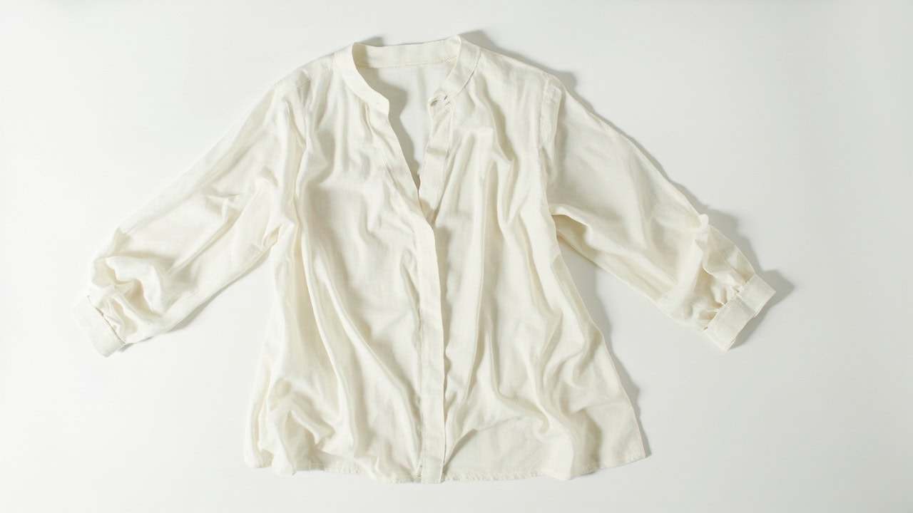 Viscose garment with measuring tape illustrating fabric shrinkage risk