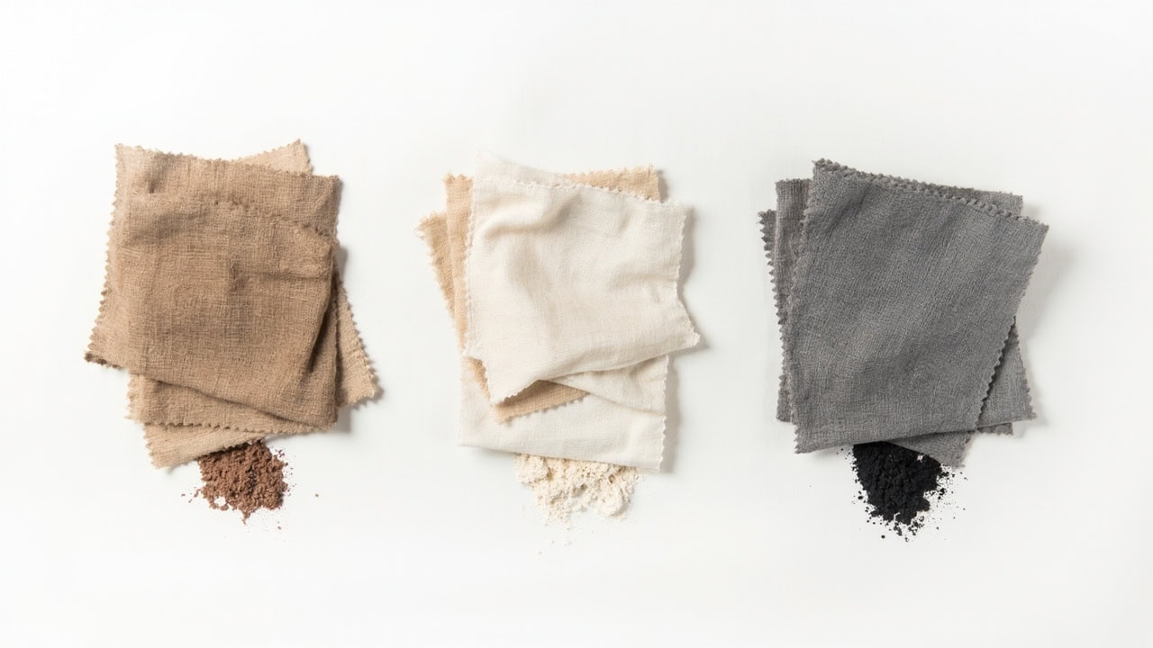 Infographic showing which dye class to use for each fiber type in fabric dyeing