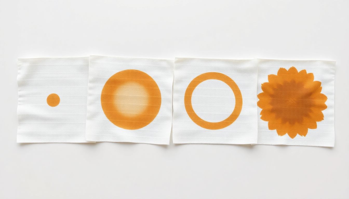 Timeline infographic showing coffee stain removal urgency and methods from fresh to set stain