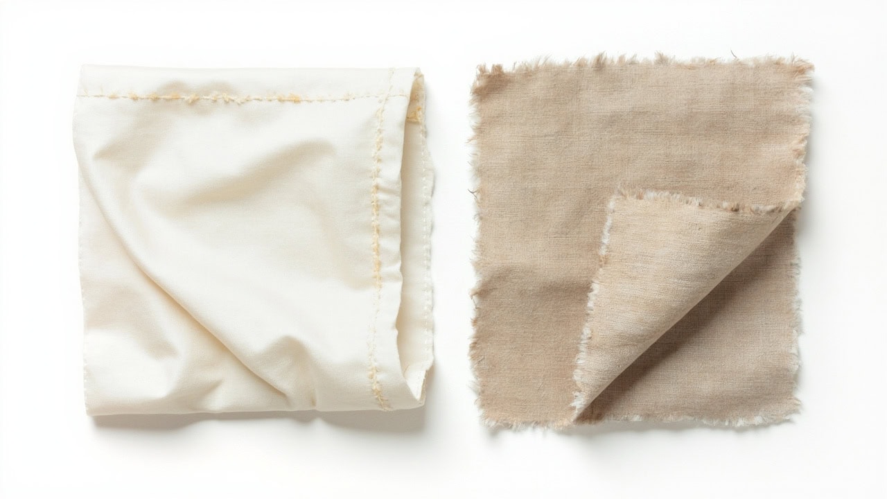 Comparison chart showing modal fabric properties versus cotton properties across softness, breathability, durability, and care