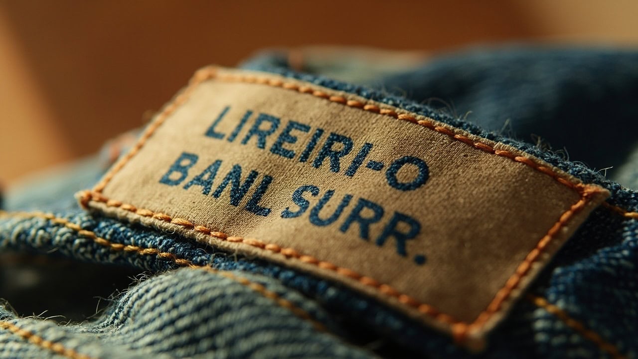 Side-by-side swatches of indigo blue denim and sulfur black denim showing the contrasting twill weave and yarn colors.