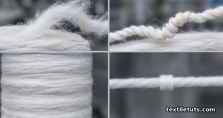 Four roving-frame defects shown as vignettes: soft roving, hard roving, count variation bands, and flyer barring.