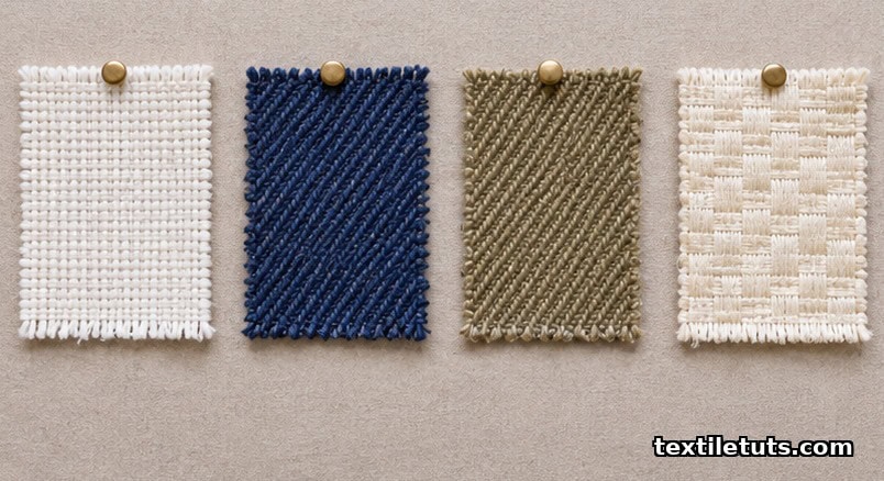 Jacquard pattern design workspace with hand-drawn draft on squared paper, a woven sample, magnifying glass, and weft yarn on a workbench.
